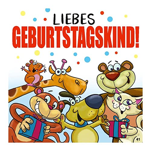 Kartka z życzeniami z muzyką, dowcipna kartka urodzinowa z kolorowym motywem, pasującym hasłem i tekstem wewnętrznym, w zestawie z kopertą, 17 x 16,5 cm