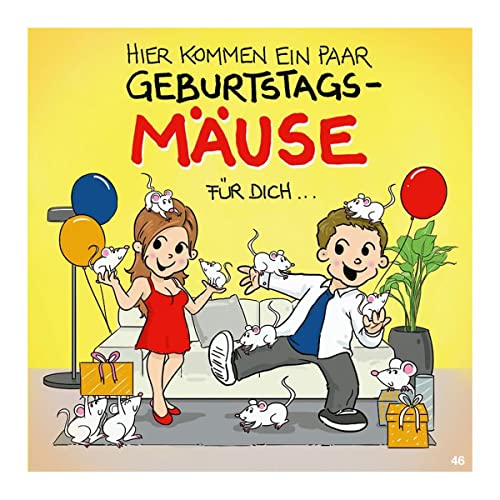 Kartka z życzeniami z muzyką, dowcipna kartka urodzinowa z motywem archei, pasująca sentencja i tekst wewnętrzny, w zestawie z kopertą, 17 x 16,5 cm