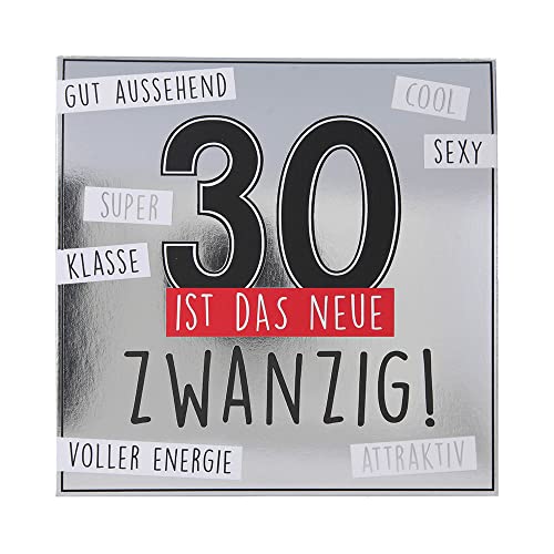Depesche 0011694-004 Pop-up Kartka z życzeniami na 30. urodziny Kartka składana z muzyką, elementami świetlnymi i oryginalnym napisem, kartka urodzinowa z kopertą, format 15,5 x 15,5 cm