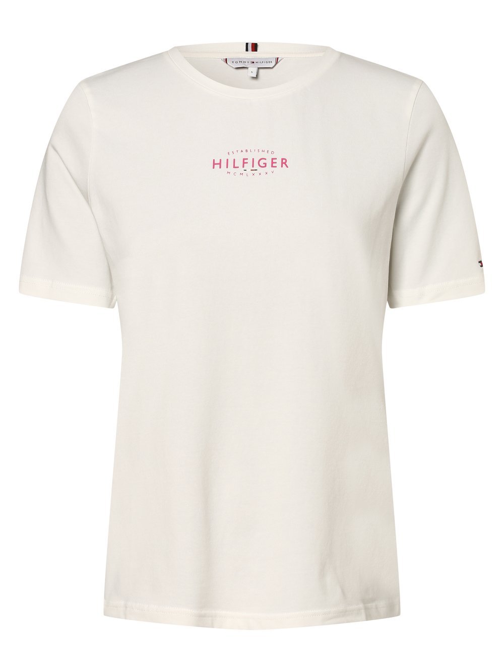 Tommy Hilfiger - T-shirt damski, beżowy