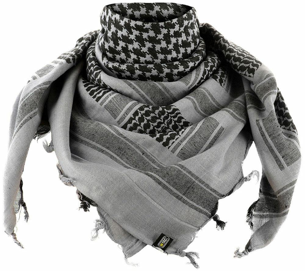 Arafatka chusta ochronna M-Tac Shemagh Grey/Black (40908011)