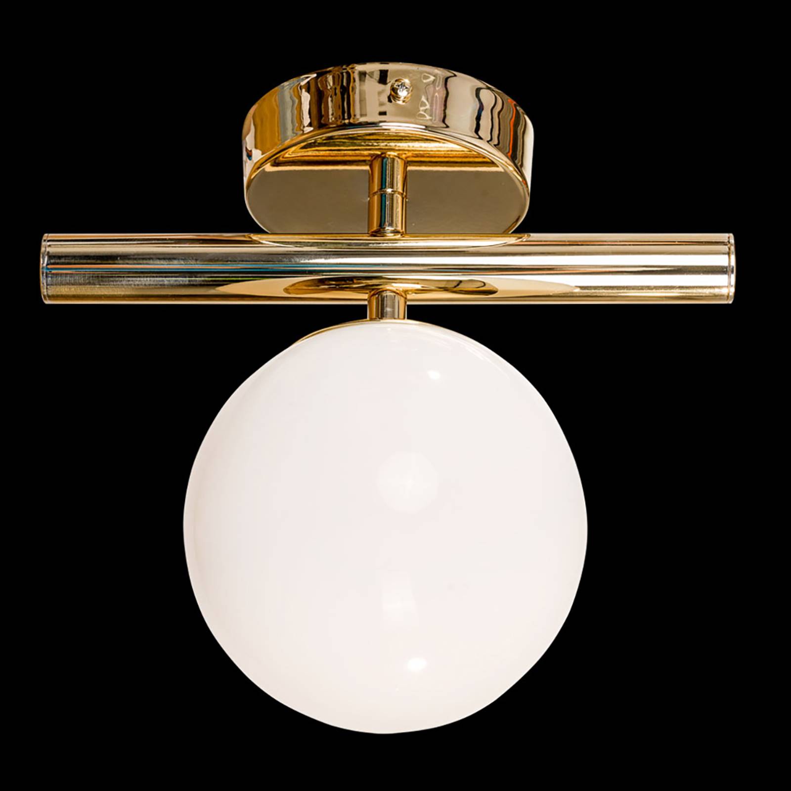 Lampa sufitowa Linea, złota, 1-punktowa