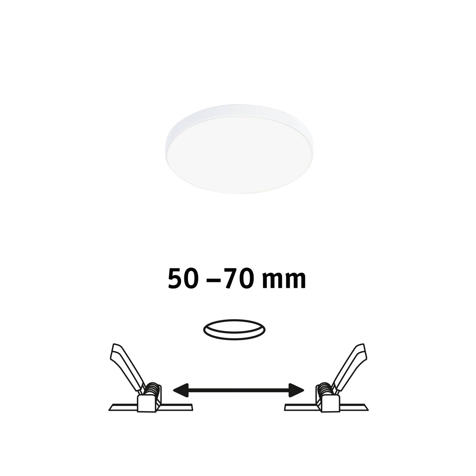 Paulmann Veluna Edge LED montaż IP44 4 000K Ø 9cm