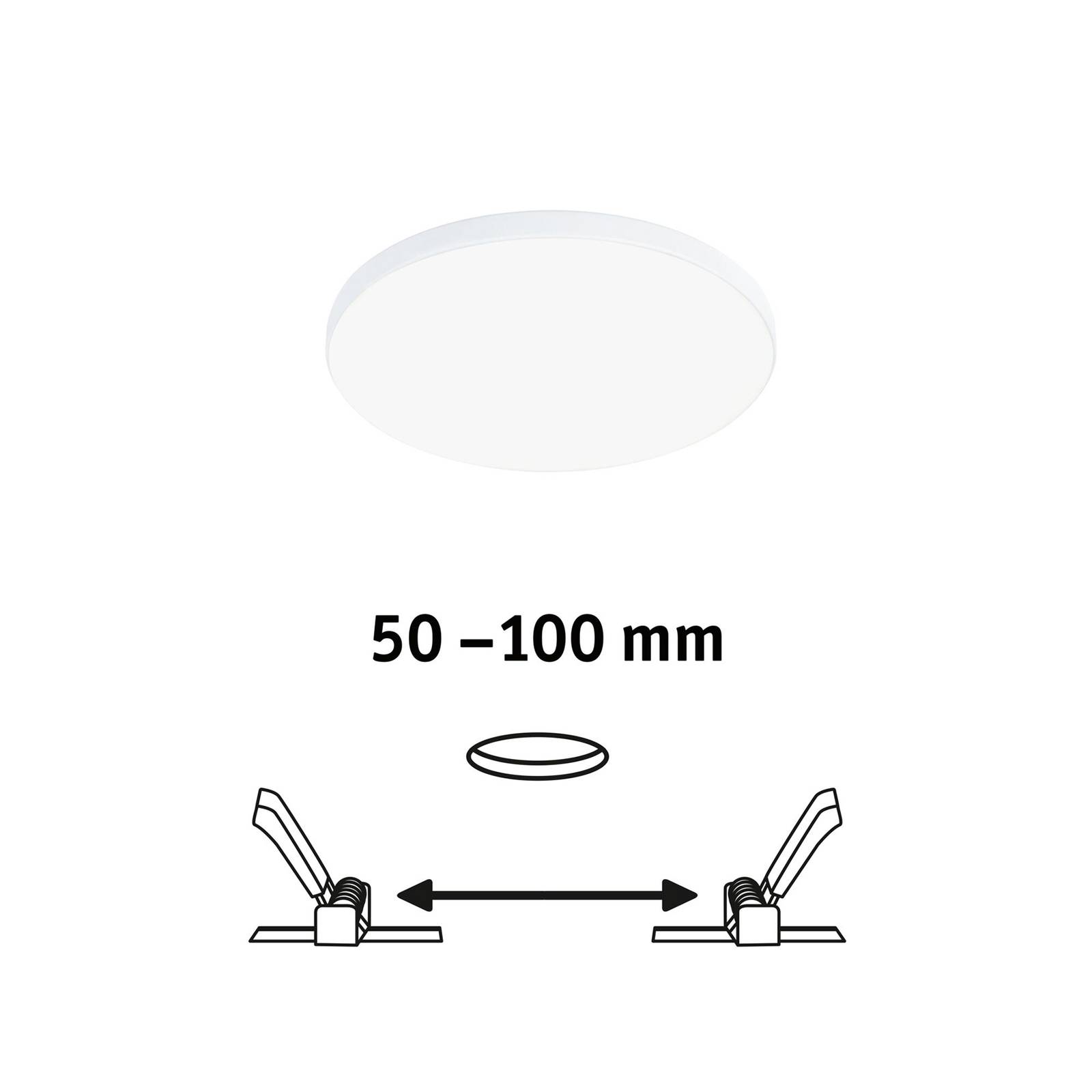Paulmann Veluna Edge LED montaż IP44 4 000K Ø12cm