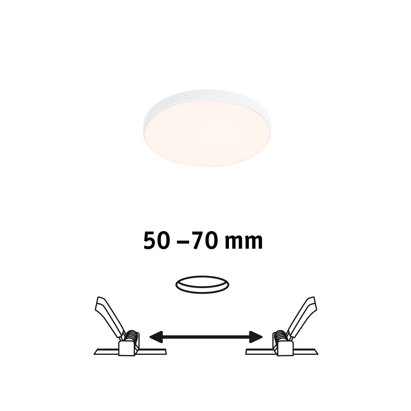 Paulmann Veluna Edge IP44 3 000 K Ø 9cm