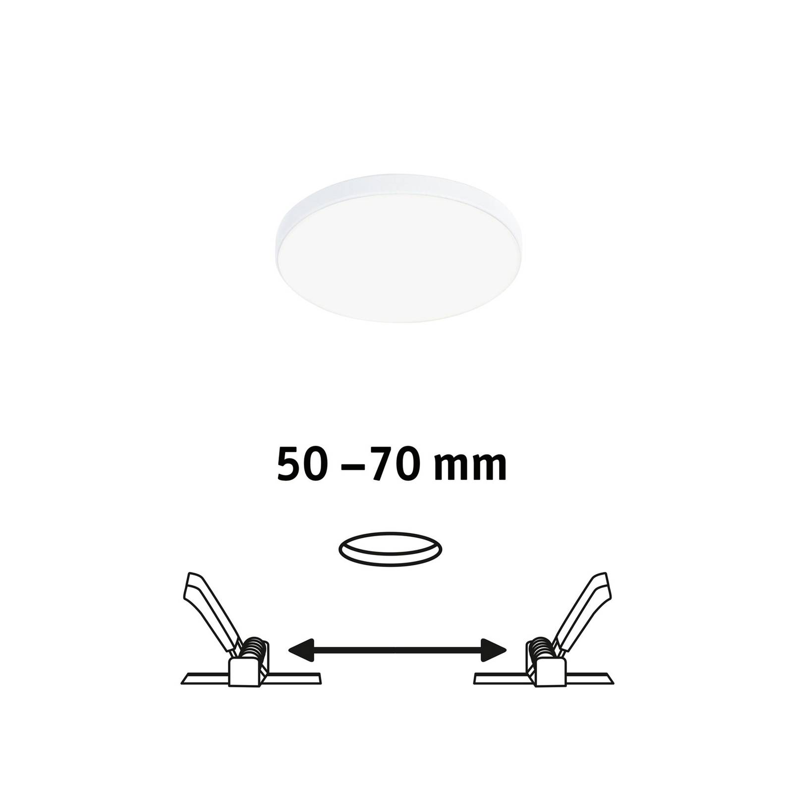 Paulmann Veluna Edge IP44 4 000K Ø 9cm