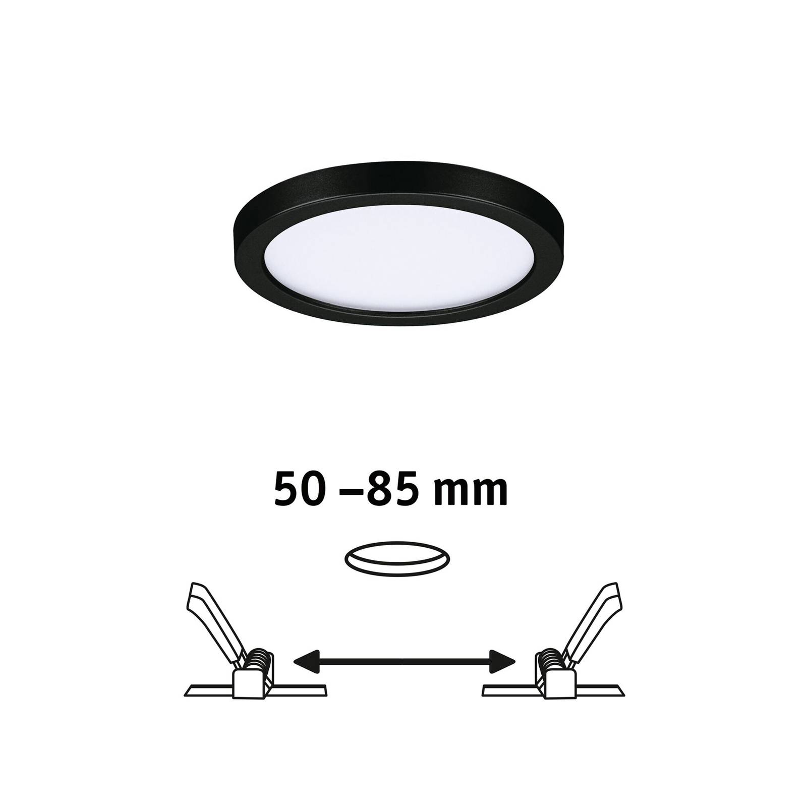 Paulmann Areo panel LED okrągły 4 000 K Ø11,8cm