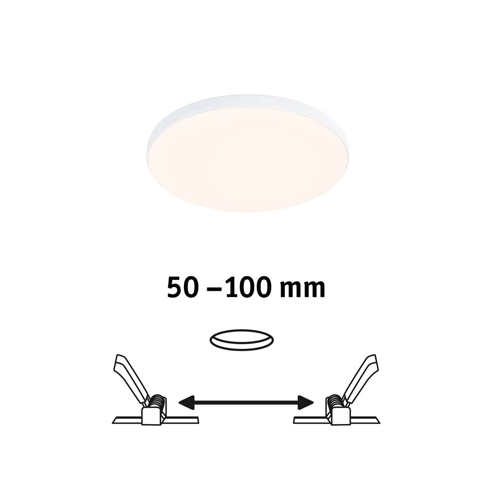 Paulmann Veluna Edge LED montaż IP44 3 000 K Ø12cm