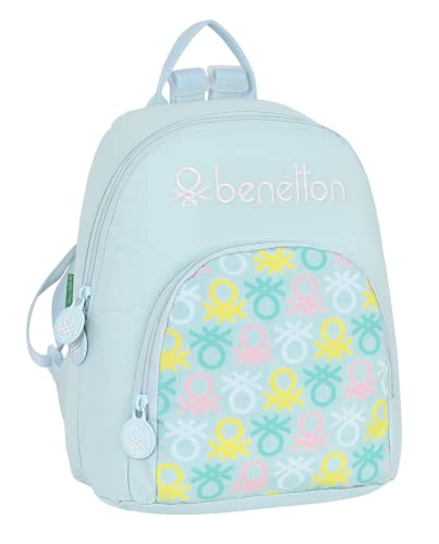 safta Unisex dziecięcy mini plecak Benetton Fantasy 25 x 30 x 13 cm, kolorowy, Estándar, kolorowy, Standard