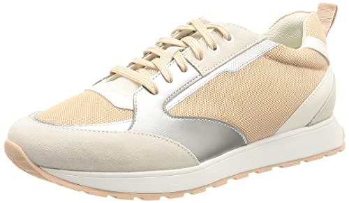 BOSS Icelin_Runn_met, trampki damskie, Jasny beżowy272, 36 EU