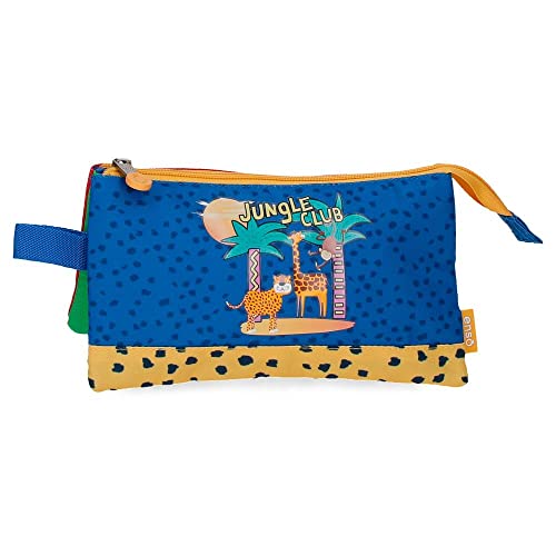 Enso Klub w dżungli, kolorowy, potrójne etui