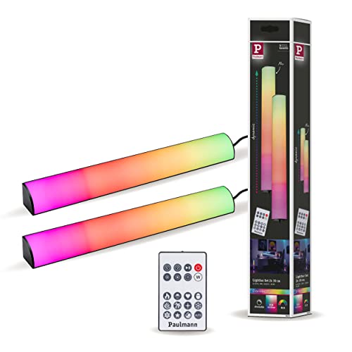 Listwa LED RGB zestaw 2x30cm Dynamic Rainbow RGB 2x0,6W 230/5V DC