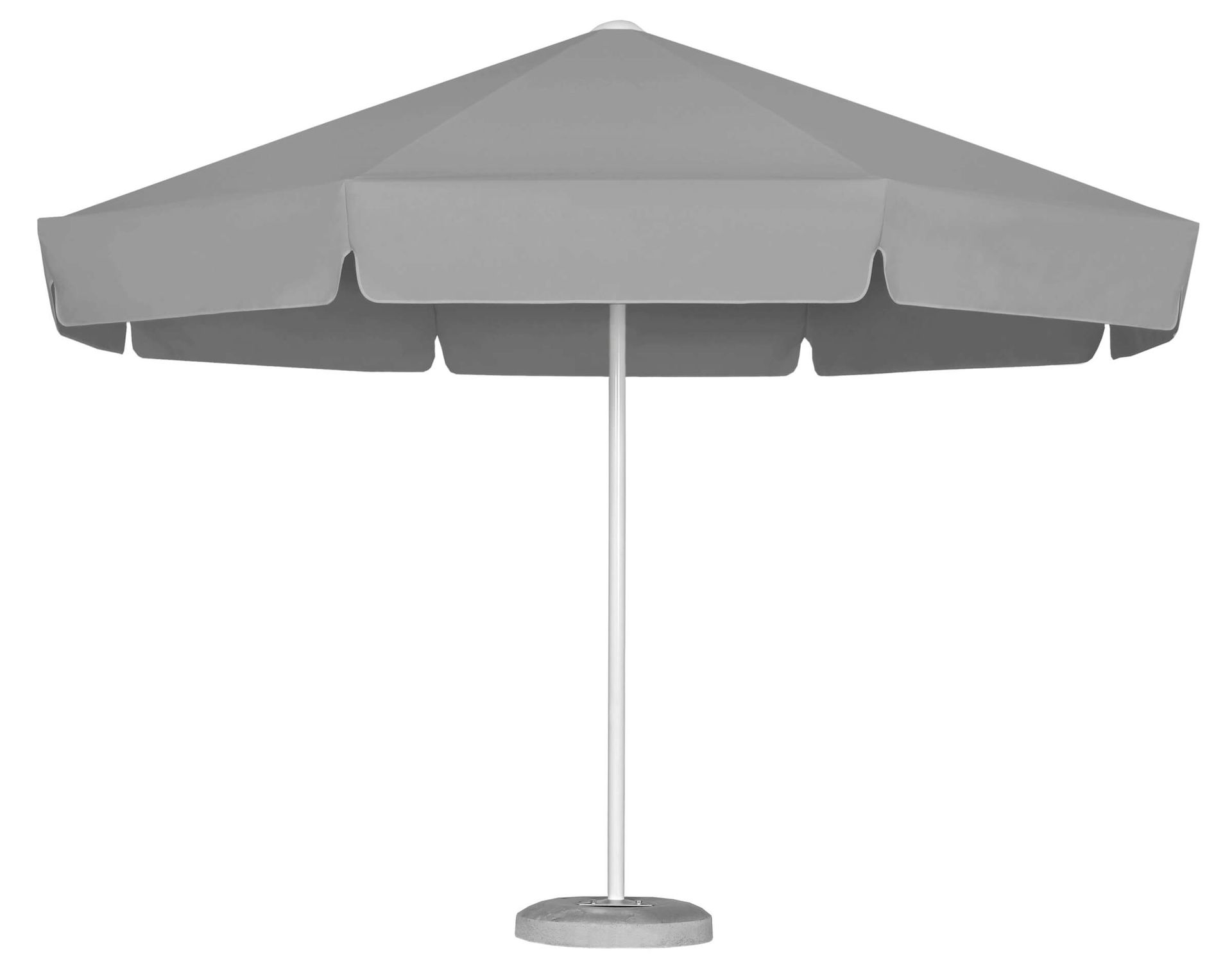 Parasol ogrodowy Rodos 3 m Poliester Szary
