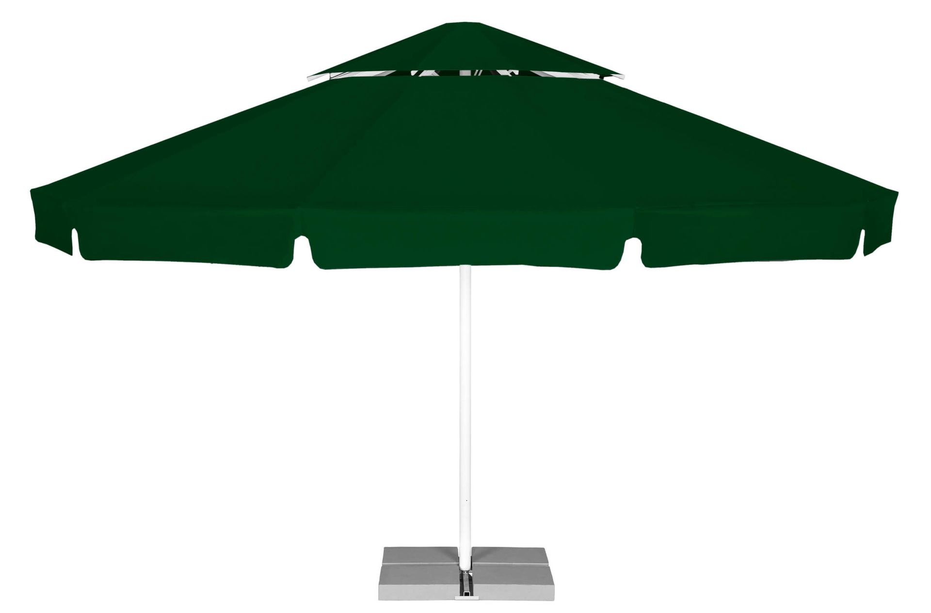 Parasol ogrodowy Vesuvio 5,5 m Poliester Zielony