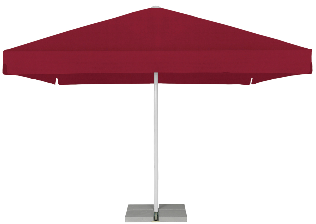 Parasol ogrodowy Barbados 4 m Akryl Czerwony