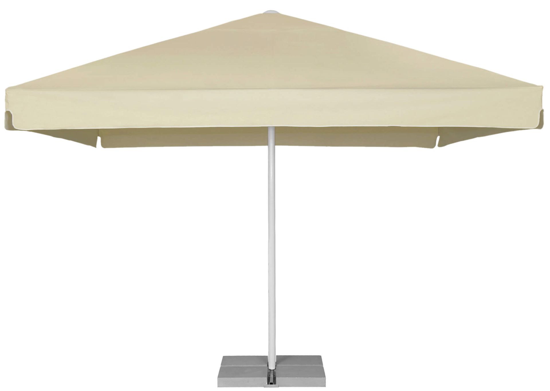 Parasol ogrodowy Barbados 3,5 m Poliester Naturalny