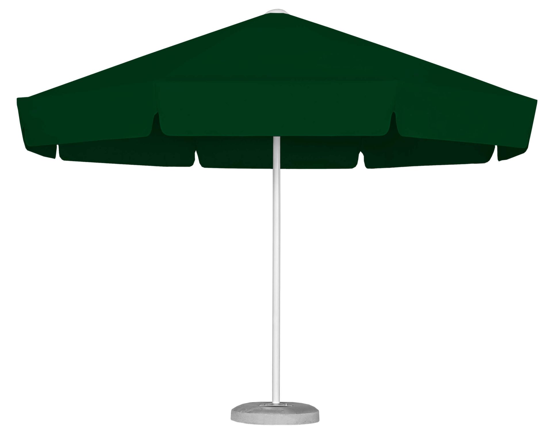 Parasol ogrodowy Rodos 3,5 m Poliester Zielony