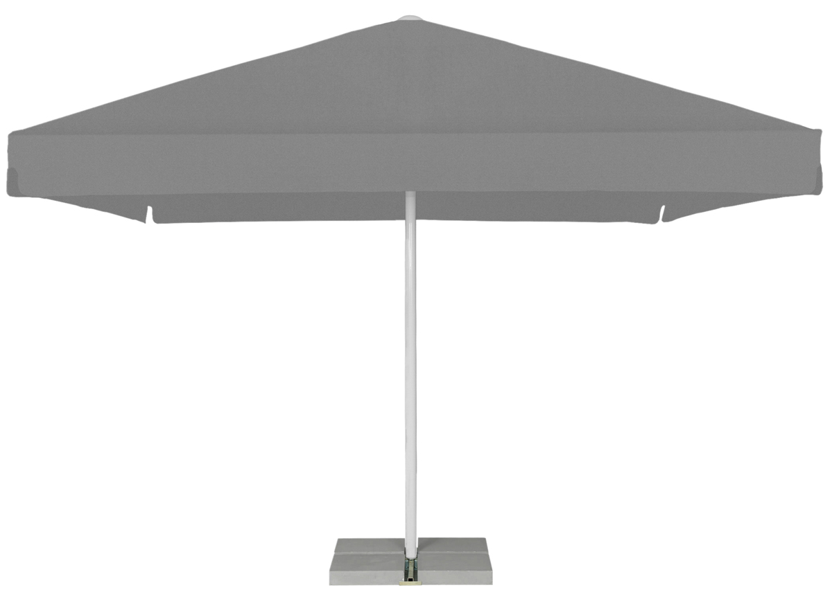 Parasol ogrodowy Barbados 3,5 m Akryl Szary