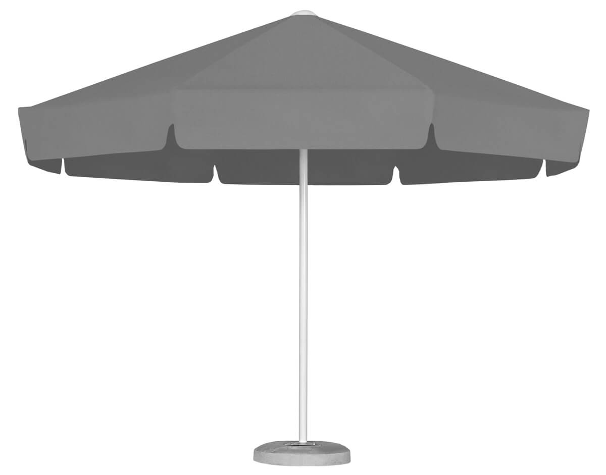 Parasol ogrodowy Rodos 3,5 m Akryl Szary