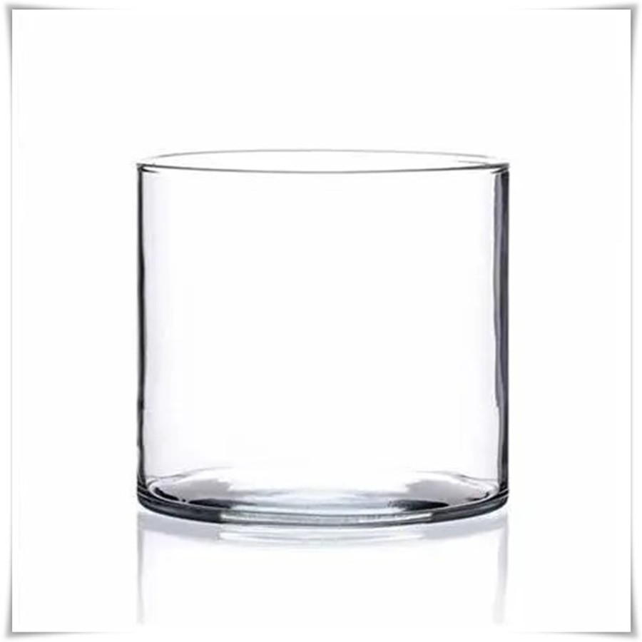 Wazon szklany cylinder H-10 cm D-10 cm zatapiany