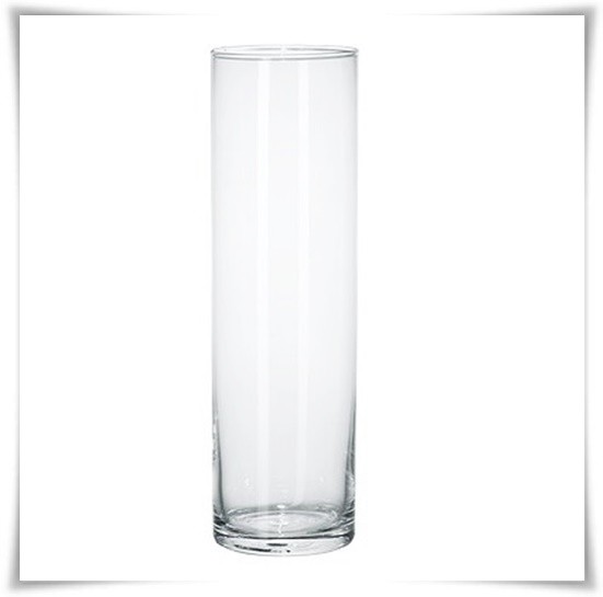 Wazon szklany cylinder H-40 cm D-10 cm zatapiany