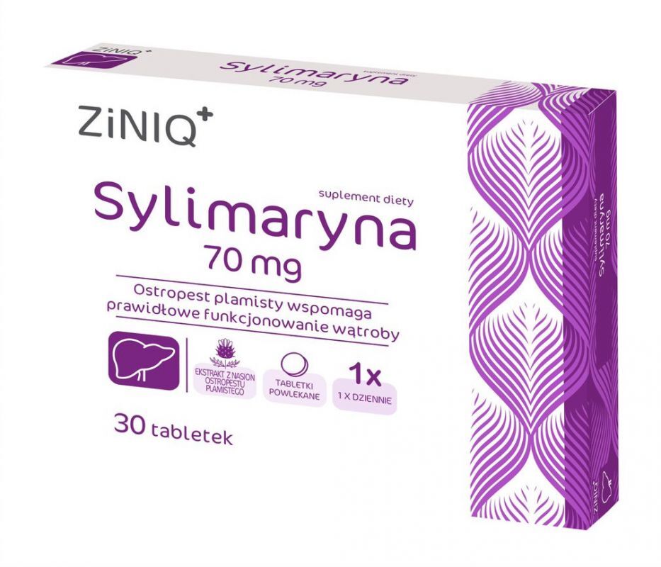 ZINIQ Sylimaryna 70 mg, 30 tabletek