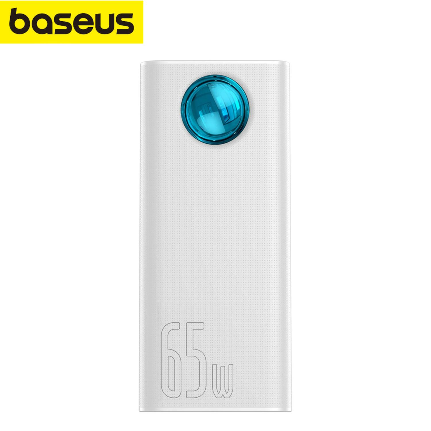 Baseus Amblight Powerbank 65W 30000 Overseas Edition Biały