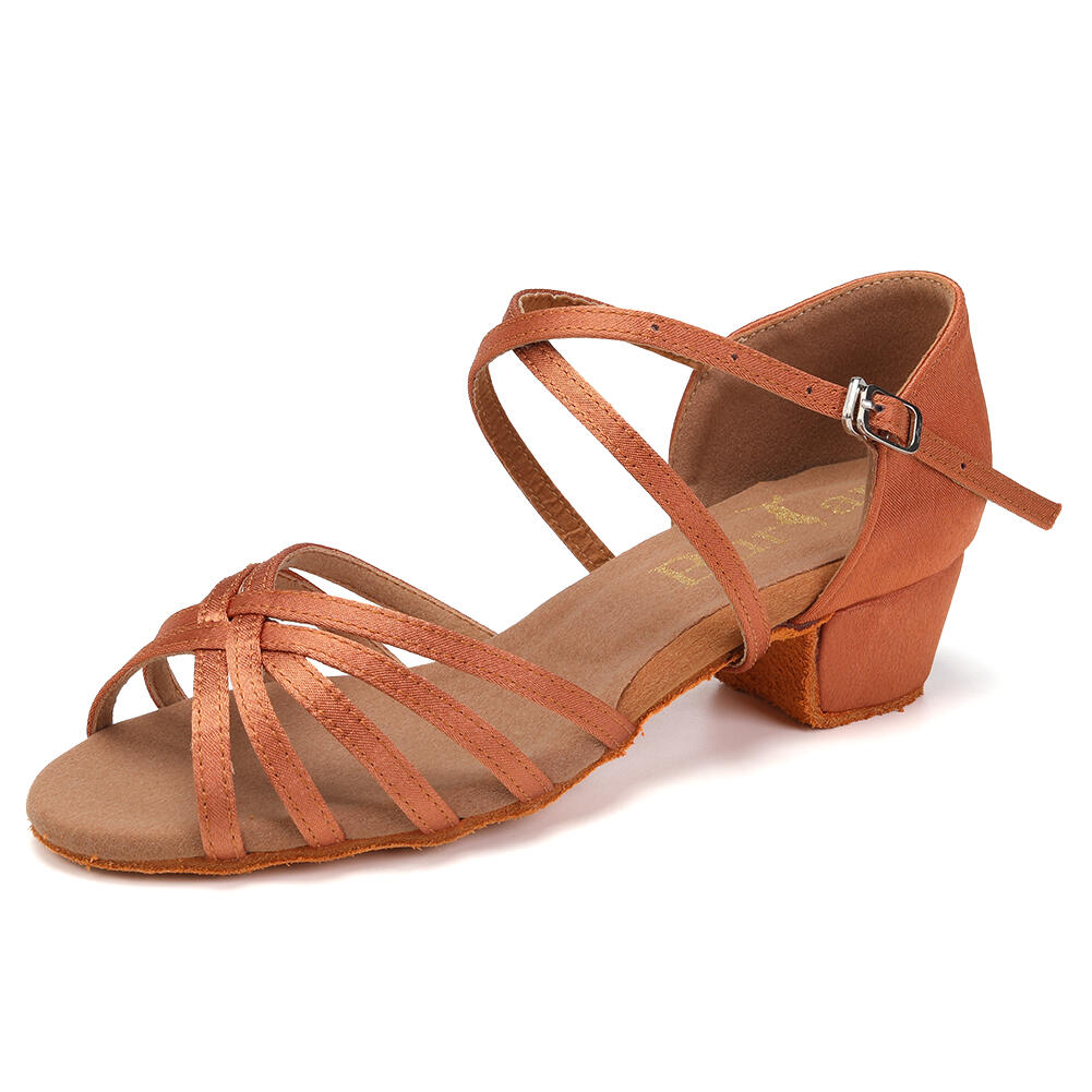 Buty Taneczne Burtan Havana Do Tańca Towarzyskiego Beżowe 3,5 Cm