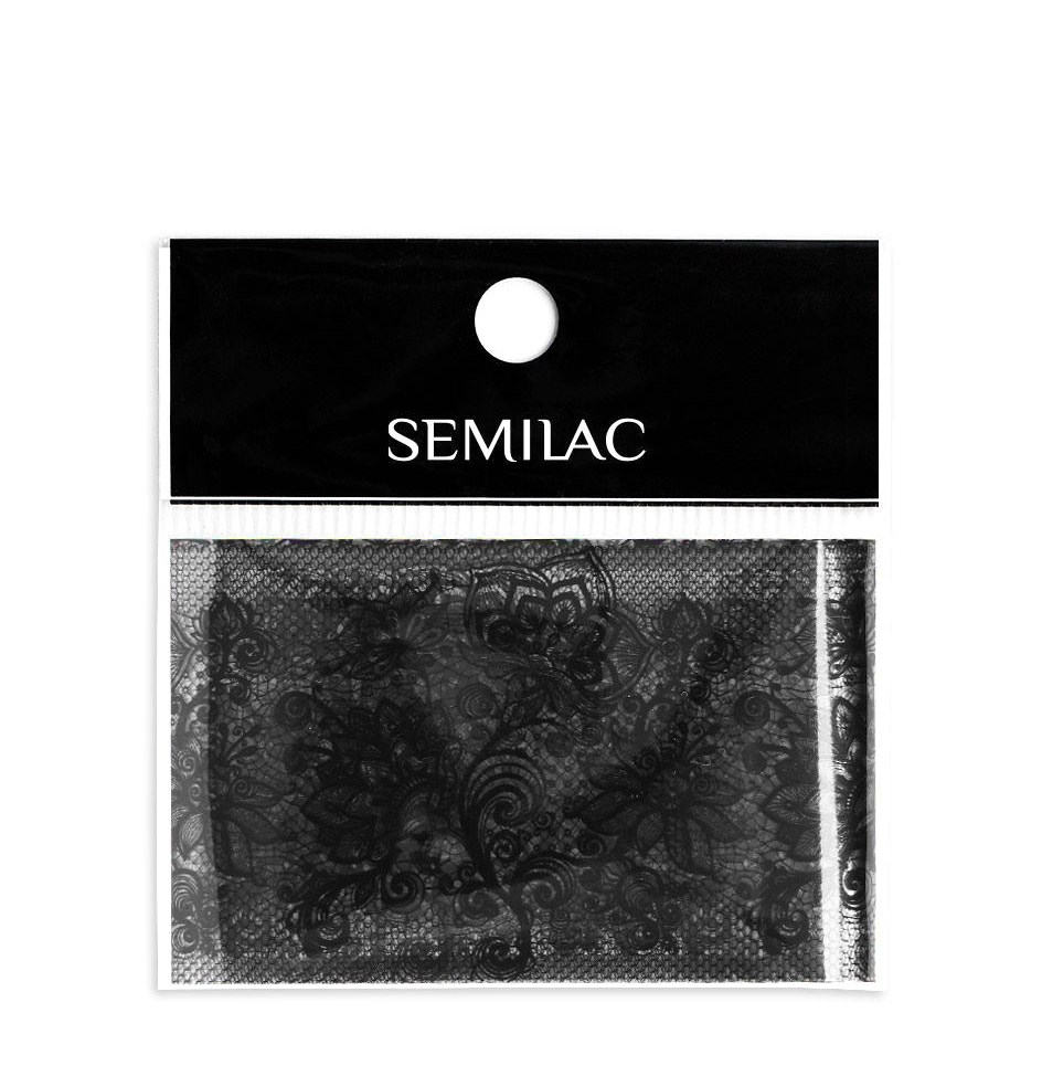 Semilac Folia Transferowa 06 - Black Lace AKSE0040