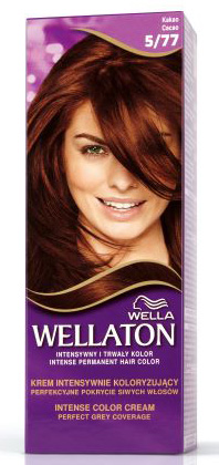 Wella Wellaton, krem intensywnie koloryzujący 5/77 Kakao