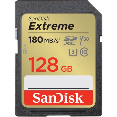 SANDISK EXTREME SDXC 128GB 180/90 MB/s A2
