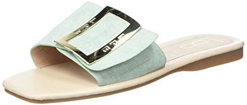 LPB LES PETITES BOMBES Damia klapki damskie, Zielony D Suedine, 41 EU