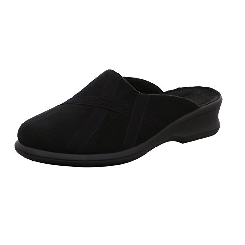 Rohde Farun, damskie kapcie z ciepłą podszewką, Negro Black 90, 38 EU