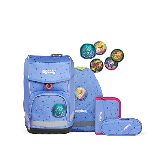 ergobag Cubo zestaw ergonomiczny plecak szkolny, zestaw 5-częściowy