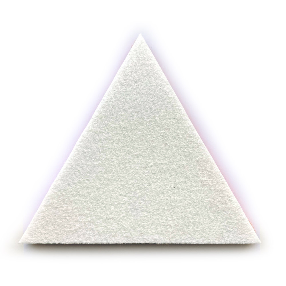 Panel akustyczny, trójkąt, 20x20x20 cm, 20 szt, białe