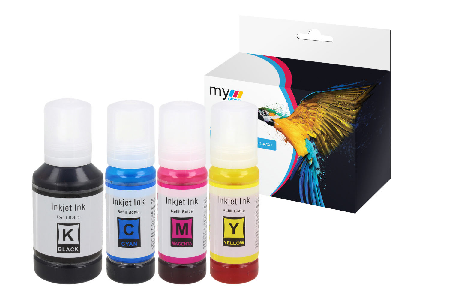Komplet zamienników tuszów Epson 104 CMYK marki My Office