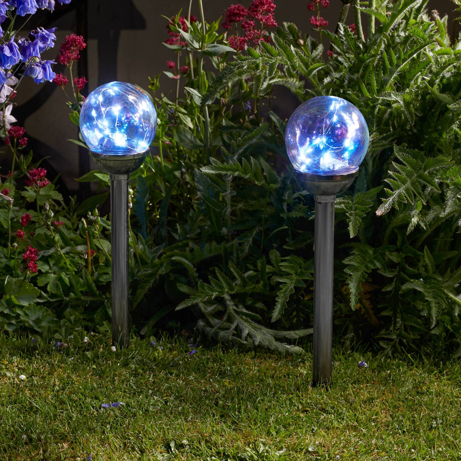 SMART GARDEN Lampa z grotem ziemnym LED Firefly Opal 4 szt.