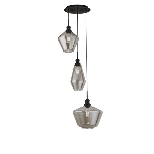 Searchlight 5423-3BK - Żyrandol na lince MIA 3xE27/60W/230V czarny
