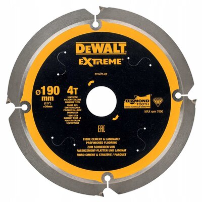 DeWalt PIŁA TARCZ.165x20mmx4z DT1472-QZ DT1472-QZ