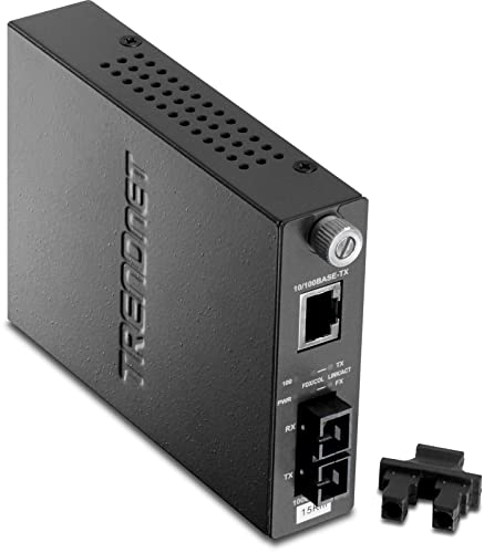 TRENDnet TFC-110S15 Fiber Converter 1x10/100 1xFX-SC 15km