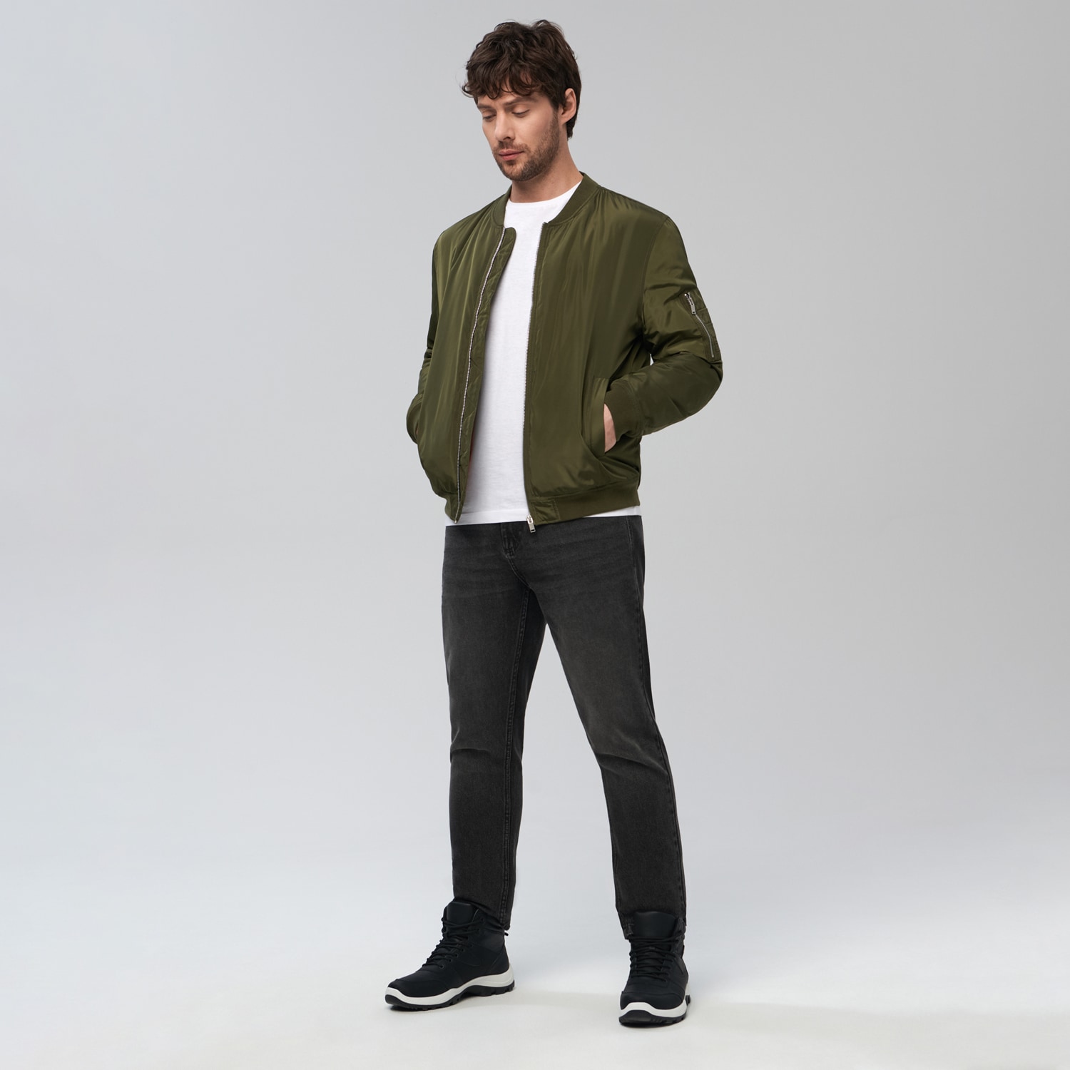 Sinsay - Kurtka bomberka - Khaki