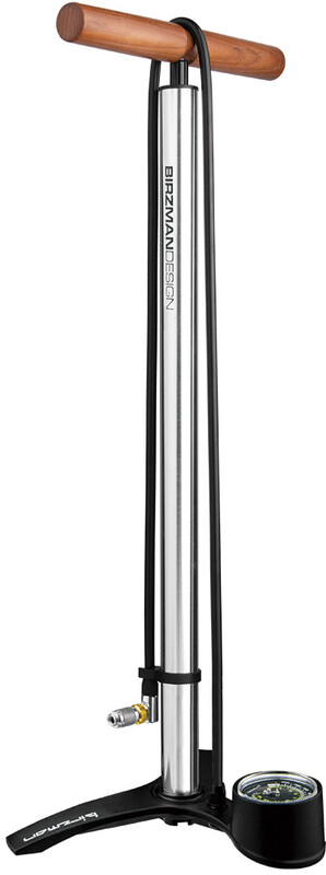 Birzman The Pump Floor Air Pump with Helix, srebrny  2022 Pompki podłogowe