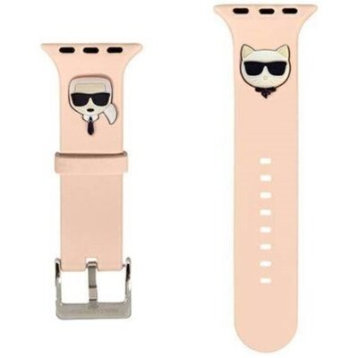 Apple Pasek wymienny Karl Lagerfeld Karl and Choupette na Watch 42/44/45mm KLAWLSLCKP