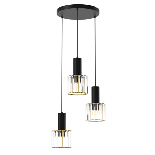 Milagro Lampa wisząca CRISTAL KOŁO 3xE27 MLP8362