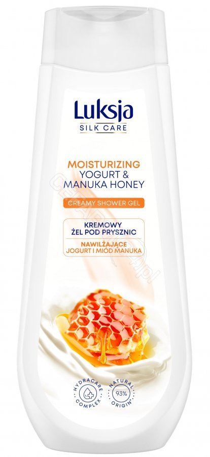 Luksja Silk Care Yogurt&Manuka Honey kremowy żel pod prysznic 500 ml