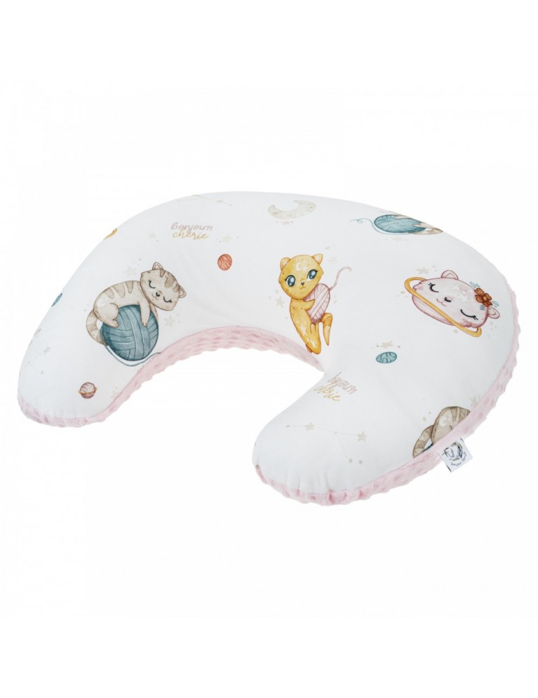 Bonjour Cherie Rogal bambusowy 50x65cm Kotki Minky blushing bride