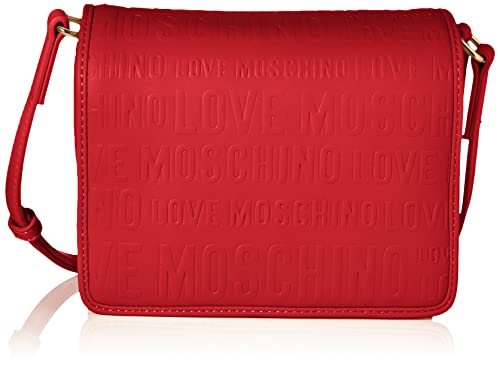Love Moschino Damska torba na ramię z kolekcji jesienno-zimowa 2021, 14 x 19 x 9, Czerwony