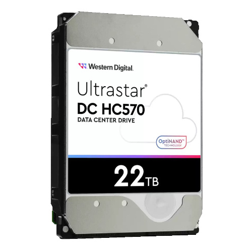 Dysk twardy Western Digital Ultrastar DC HC570 3.5'' HDD 22TB 7200RPM SAS 12Gb/s 512MB | 0F48052
