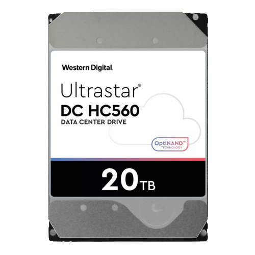 Dysk twardy Western Digital Ultrastar DC HC560 3.5'' HDD 20TB 7200RPM SATA 6Gb/s 512MB | 0F38785