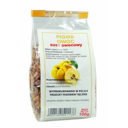 NATURA-WITA NATURA-WITA Pigwa owoc 100g 34NATZIOPI